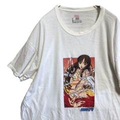 BFJC セクシー Tシャツ 古着 白 フックアップス アニメ キャラ エロのサムネイル