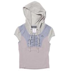 MISCHIEF HOODED TRACK HALF ZIP-UP グレー - メルカリ