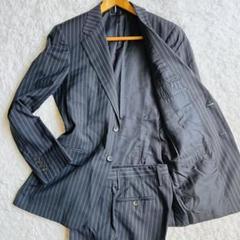 極美品✨グッチセットアップスーツL極上のモヘヤ♪圧巻の存在感！ストライプ本格伊製 極美品✨グッチセットアップスーツL極上のモヘヤ♪圧巻の存在感