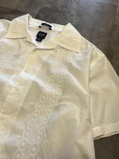 トップス old GAP Open collar linen lace s/s shirt 90'S GAP Old Gap Short Sleeve Open Collar Rayon x Linen