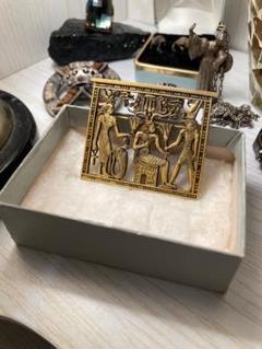 【レア】 ヴィンテージ MFA 22K 刻印 ボストン美術館 ブローチ エジプト