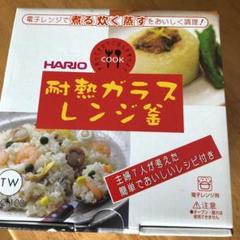 HARIO 耐熱ガラスレンジ釜 新品 未使用 自宅保管品