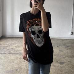 Mexico製 Harley-Davidson skull t-shirt