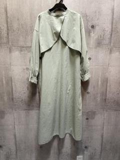 ロングワンピース　グリーンレディースM フォーマルのサムネイル