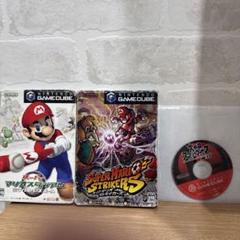 [ジャンク]GCソフト3点セット（スーパーマリオスタジアム・ストライカーズなど）
