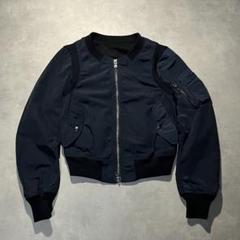 5351 POUR LES HOMME ブルゾン MA-1【2】切り替え 中綿