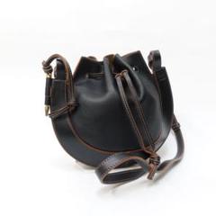 【美品】ロエベ ショルダーバッグ ホースシュー ブラック 巾着 トートバッグ