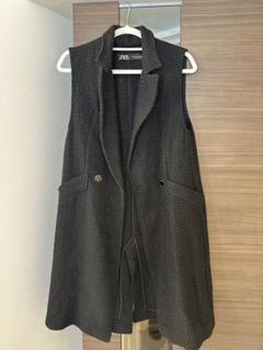 ZARA ブラック ファーベストコート Mサイズ 2375077547.jpg?1726464248