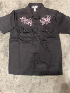 JOSP 黒 半袖ワークシャツ L ジョニースペード　kustomstyleのサムネイル
