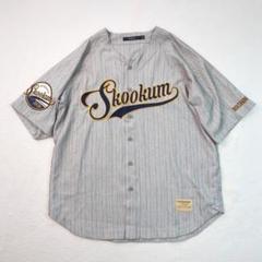 スクーカム ジャックローズ ベースボールシャツ ユニフォーム　 L