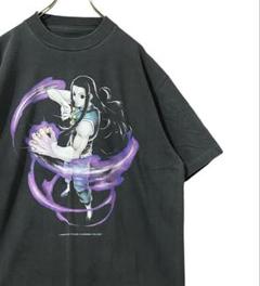 ハンターハンター アニメtシャツ イルミ プリント L ブラック L