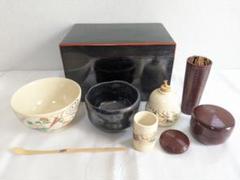 茶道具　利休茶箱　赤絵竹花文　茶碗　棗など　八点　一式　仕覆付　M　R7184 2025年最新】利休茶箱の人気アイテム - メルカリ
