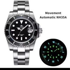 NH35 自動巻き 腕時計 カスタム SEIKO MOD タンク スクエア