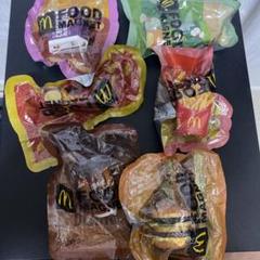 マクドナルド ハンバーガーセット フィギュア マクドナルド マスコット フィギュア ハンバーガー 5点セット