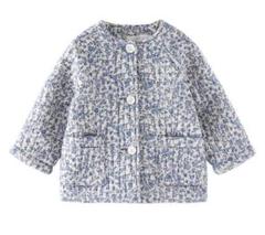 美品❣️ZARA⭐️フラワー柄パフジャケット⭐️サイズ110のサムネイル