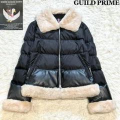 未使用級 GUILD PRIME ギルドプライム ダウンジャケット ファー 黒