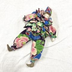 【美品】アンティーク ピエロの人形