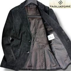 J7422 美品 タリアトーレ 20AWシープスエードジャケット ブラック 48 J7422 美品 タリアトーレ 20AWシープスエードジャケット