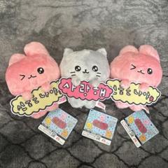 チェゴシム　メッセージ付きぬいぐるみ