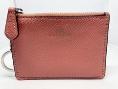 COACH ピンクレザーコインケース・小銭入れ