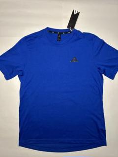 新品・未使用　adidas トレーニングTシャツ　メンズ　半袖　Mサイズ　ブルー