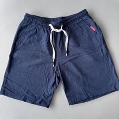 ネイビー XL ショートパンツ 100%コットン ウエスト72から95