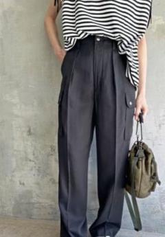 abeundmor ナイロンカーゴパンツ　GRAY しゅなたん abeundmor ナイロンカーゴパンツ GRAY しゅなたん | Shop at