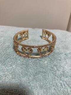 【極希少】Disney Napier バングル ミッキー ゴールドカラー Disney・ミッキーマウスゴールド ハートモチーフ バングル