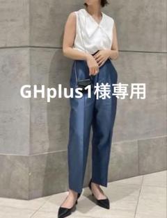 LOEWE★アップリケ クリンクル コットン混 ワイドレッグパンツ プリーテッド コットン ツイル ワイドレッグ カーゴ パンツ