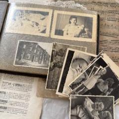 稀少アンティーク写真モノクロ260枚アルバム洋書　古書ジャンクジャーナルに レア1911年レアで美しいアンティーク児童書イギリス洋書 古書