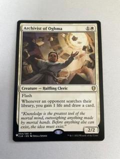 EX](FOIL)オグマの文書管理人/Archivist of Oghma《日本語》【CLB】