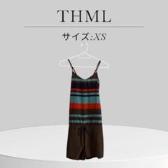 極美品 キャミソール オールインワン 夏 リゾート 海 柄