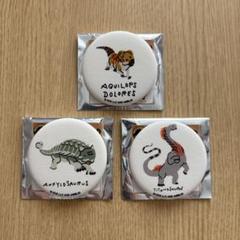 ジュラシックワールド　缶バッジ　3点セット