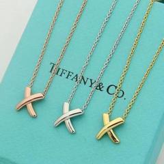 Tiffany & Co. X型ペンダントネックレス - メルカリ
