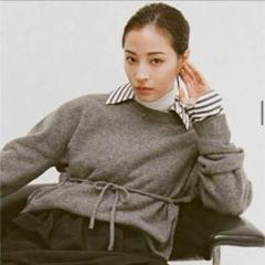 SuzuHirose×CLANE W FACE CENTER SLIT KNIT - メルカリ