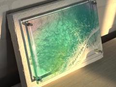 レジンアート　オーシャンアート　海アート
