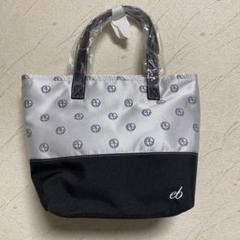 【efficace】エフィカス　トートバック　シルバー×黒　軽量　新品　未使用