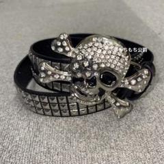 美品　d.i.a スカル スター ベルト Y2K 00s 平成ギャル とっぴー様 y2k 00s 平成ギャル grunge スタッズ ドクロ 骸骨 スカル ベルト