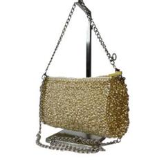 美品 アンテプリマ 3006 2way ショルダーバッグ ゴールド 斜め掛け