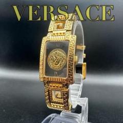 稼動品✨　VERSACE　ヴェルサーチ　時計　腕時計　ロゴ　ゴールド　012