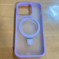 iPhone14Pro 用　ライトパープル　MagSafe対応　隠しスタンド
