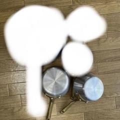 【シロクマくん】15cm 13cm 各1個　中尾アルミ鍋　厚手4mm シロクマくん様専用】15cm 13cm 各1個 中尾アルミ鍋 厚手4mm