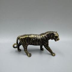 銅器虎文鎮 稀少品 文房具 重厚 極細工 工芸品 美術品 置物