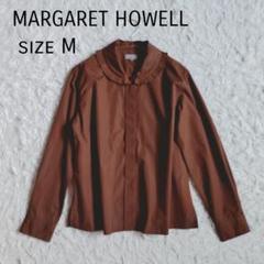 [極美品]MARGARET HOWELL　ラッフル パイクラストシャツ 完売品