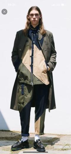 sacai(サカイ) 21SSHank Willis Thomas Archive Print Mix Pants