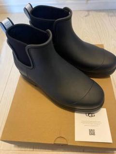【新品未使用】UGG レインブーツ　24センチ　黒 UGG - UGG レインブーツ 24センチ の通販 by Ryo's shop｜アグ
