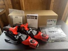 新品　選手用　LOOK ビンディング　HOTRED 新品 選手用 LOOK ビンディング HOTRED