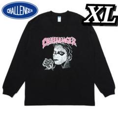 CHALLENGER 　「PUNK GIRL TEE」最終値下げ CHALLENGER/PUNK GIRL TEE（LT CHERRY）［ピグメント染め