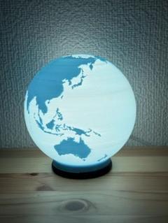3D地球儀ナイトライトUSB給電式／直径13cm／スイッチ付き／インテリア照明