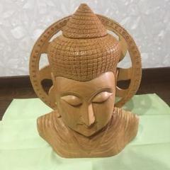 インド 仏像 木彫り カダムウッド 置物 彫刻